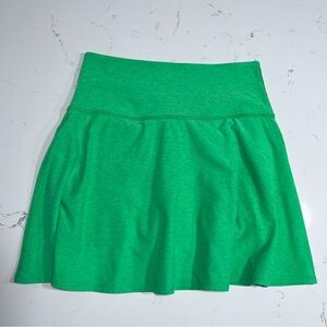 Beyond Yoga Spacedye Tie-Breaker Circle Skirt Green Honeydew Pop Heather
